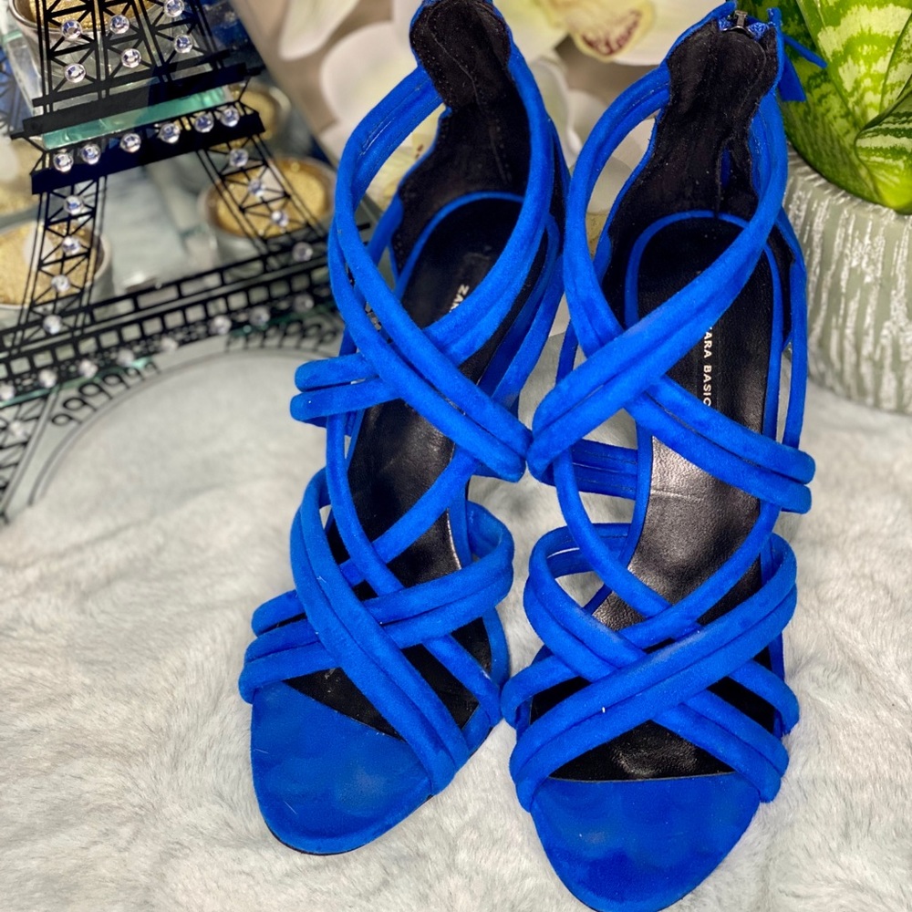 ZARA BASIC STRAP HEELS